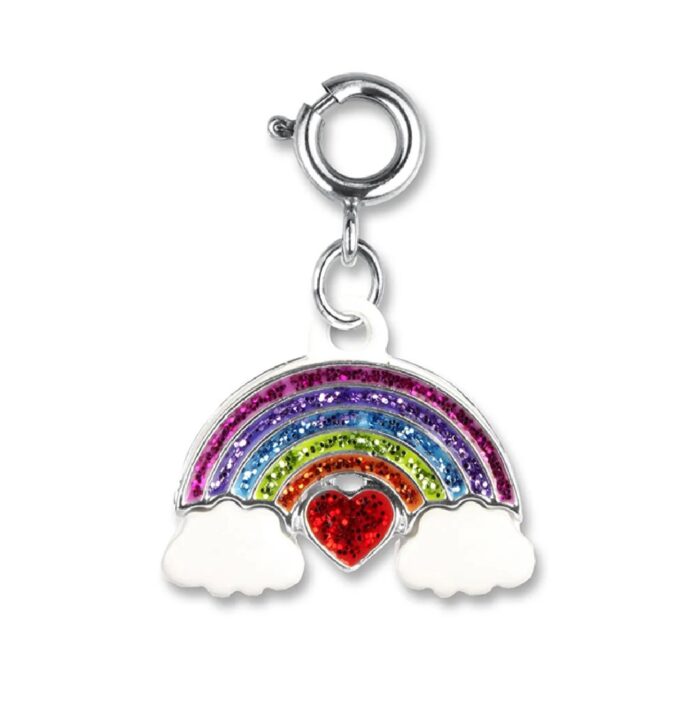 Glitter Rainbow Charm