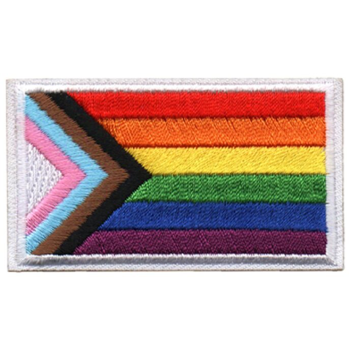 Pride Flag Triangle Patch