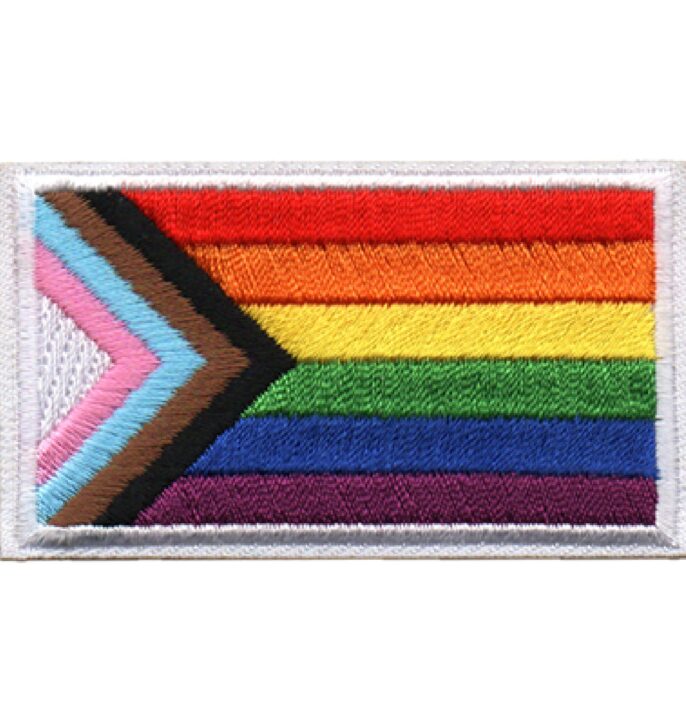 Pride Flag Triangle Patch