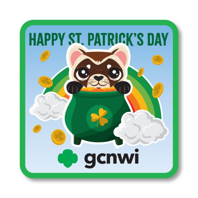 GCNWI Ferret St Patricks Day P