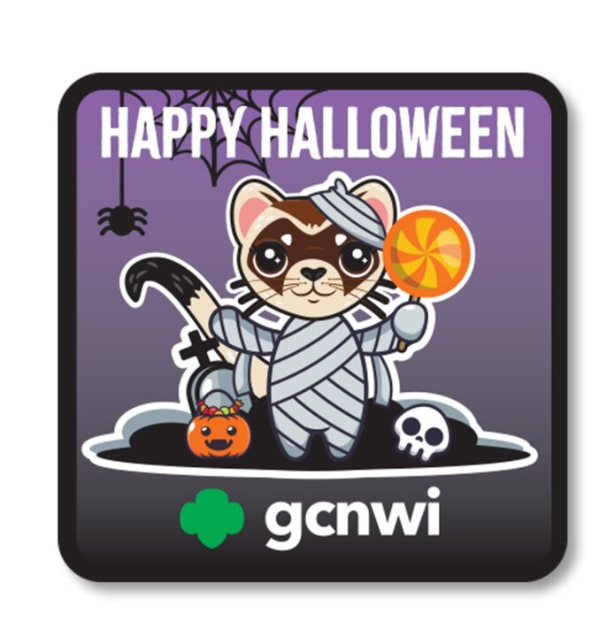 GCNWI Happy Halloween Ferret Patch