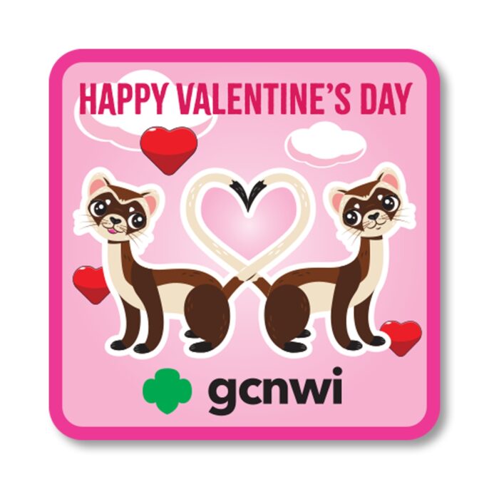GCNWI Valentine's Ferret Patch