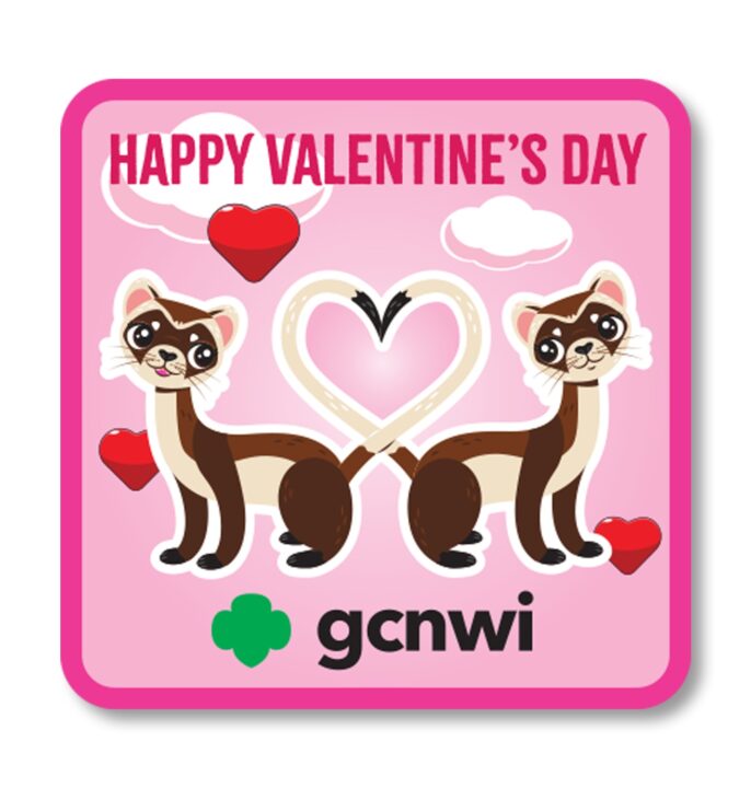 GCNWI Valentine's Ferret Patch
