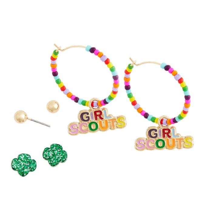 Girl Scout Candy Color Earring Set