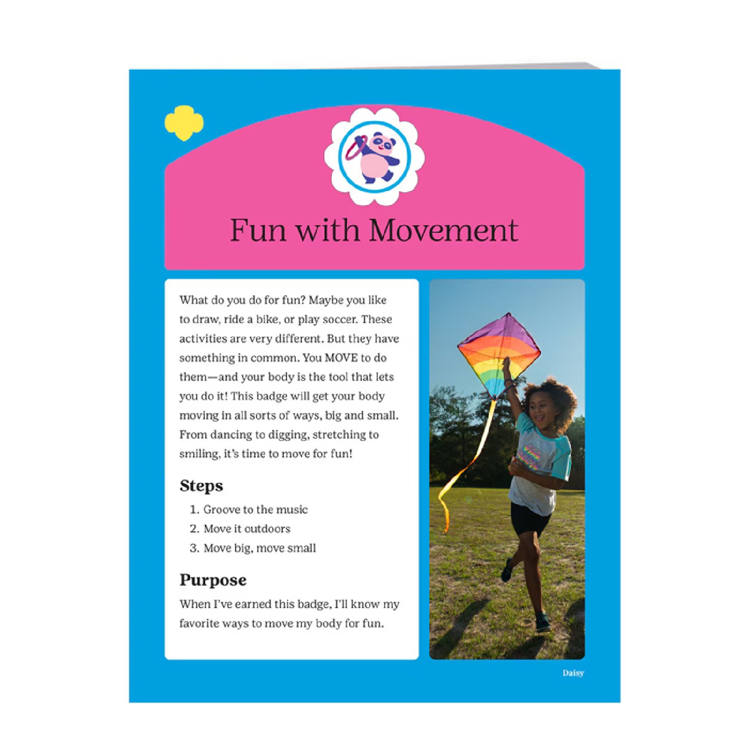 Fun With Movement Daisy Badge Requirement