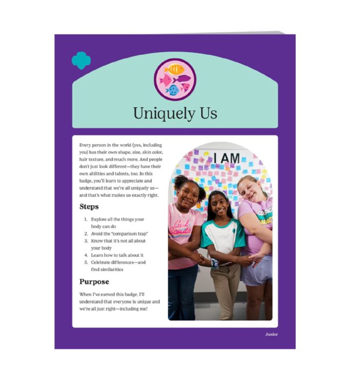 Uniquely Us Junior Badge Requirement