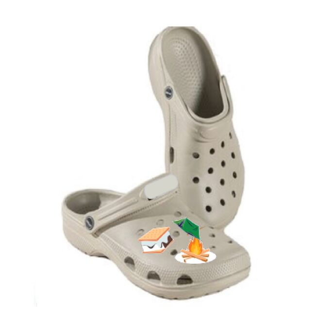 Camping Shoe Charms