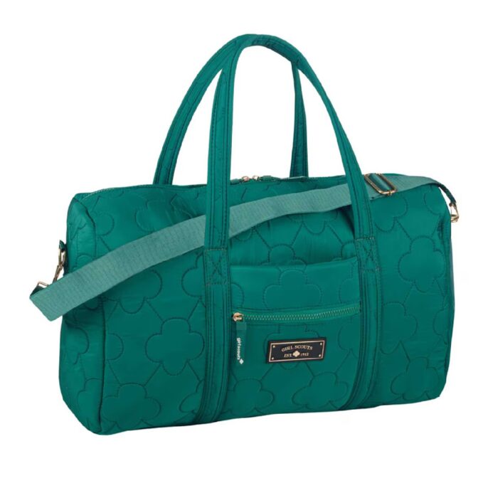 Quilted Trefoil Duffle Bag