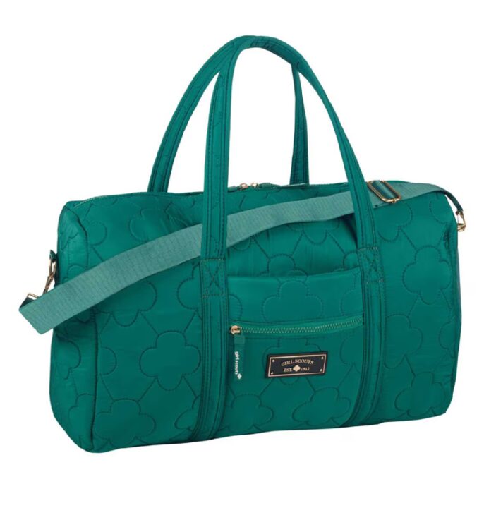 Quilted Trefoil Duffle Bag