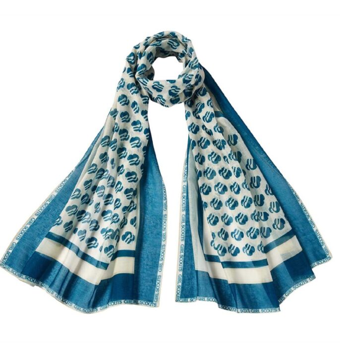 Navy Profile Scarf
