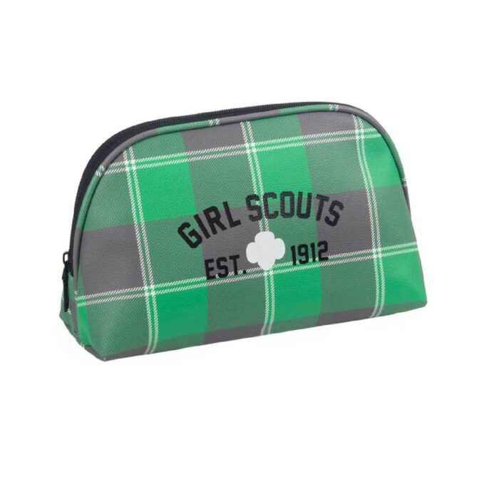 Plaid Pattern Pouch