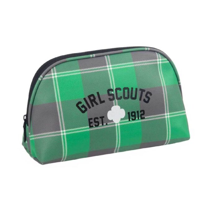 Plaid Pattern Pouch