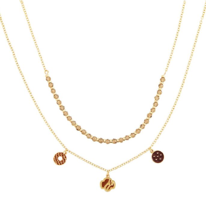 Girl Scout Gold Cookie Necklace