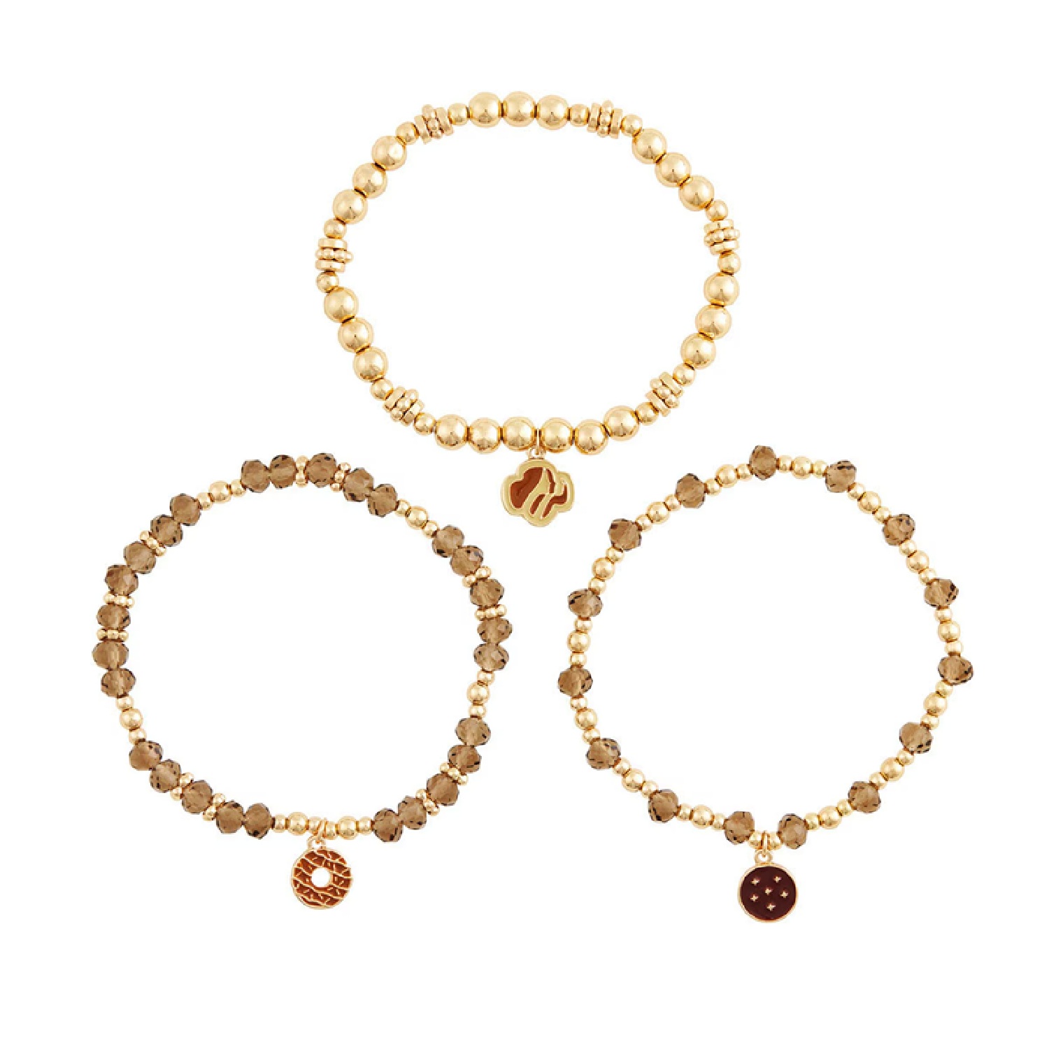 Girl Scout Gold Cookie Bracelet Set