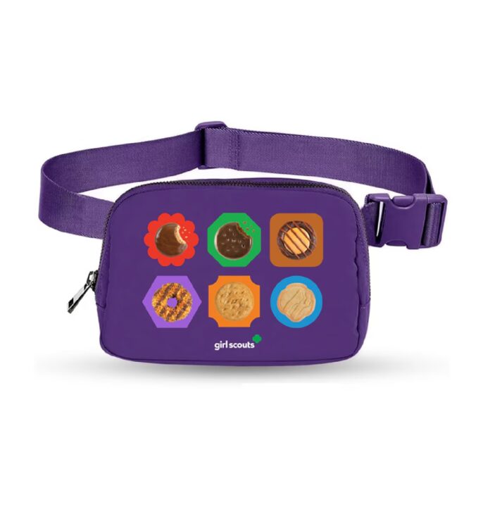 Purple Cookie Belt Bag