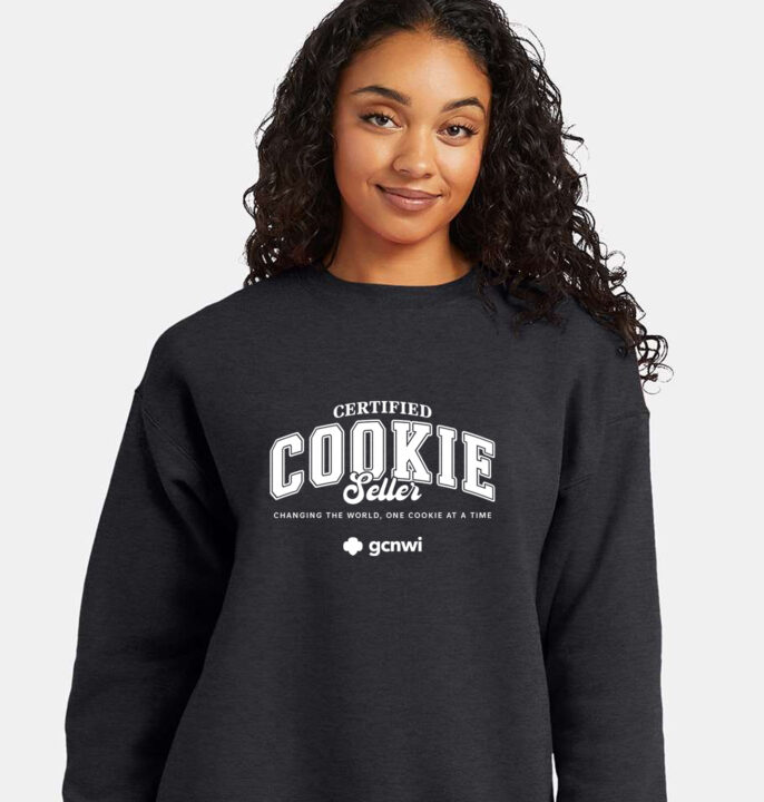 Cookie Seller Adult Sweatshirt