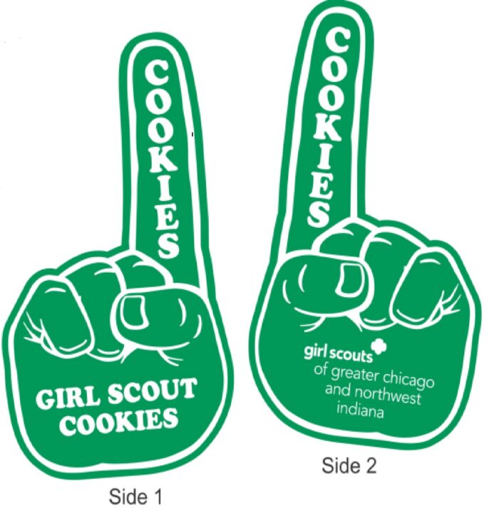 GCNWI Cookie Foam Finger