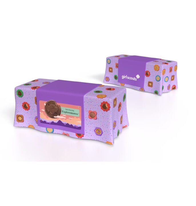 Purple 72" X 108" Tablecloth