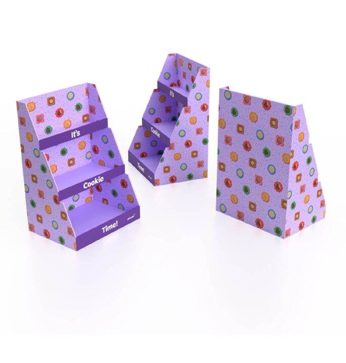 Purple Cookie Tabletop Riser