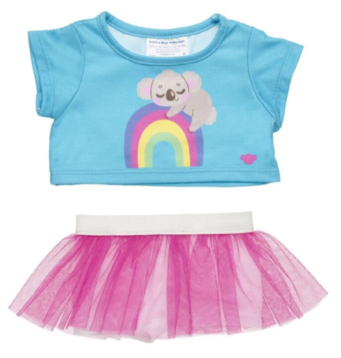 BAB Rainbow Skirt Set