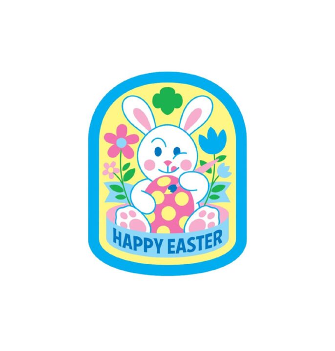 Happy Easter Bunny GS Patch