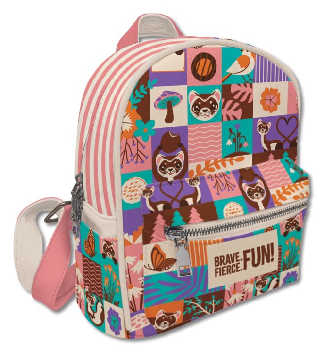 Brave. Fierce. Fun. Backpack