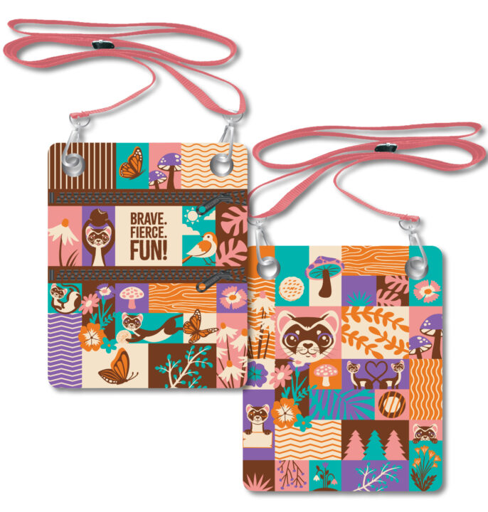 Brave. Fierce. Fun Crossbody Purse