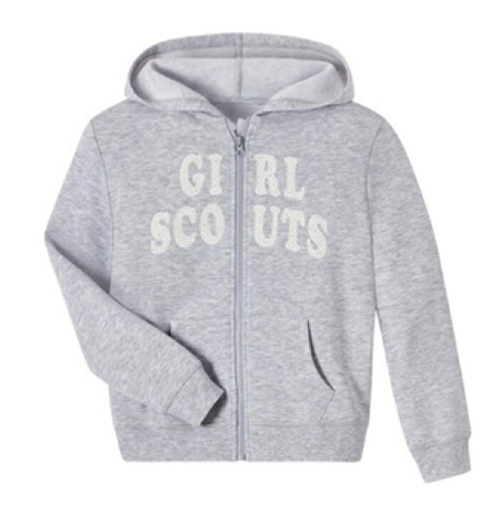 Youth Eyelet Zip Up Sweatshirt