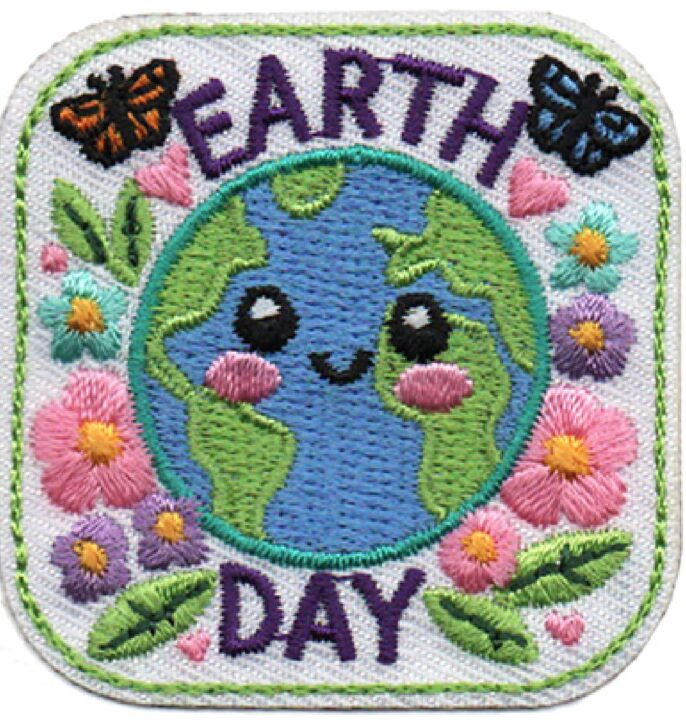 Earth Day Patch Butterflies