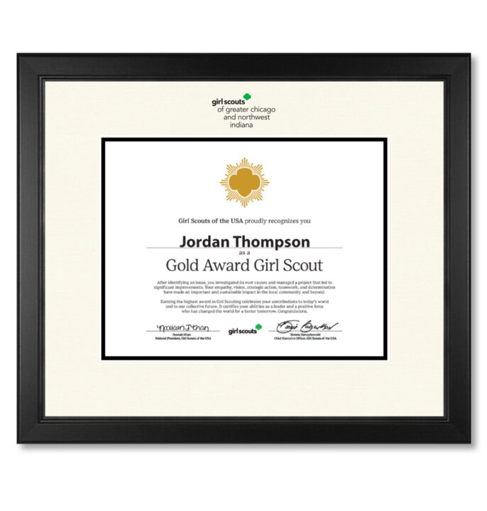GCNWI Certificate Frame
