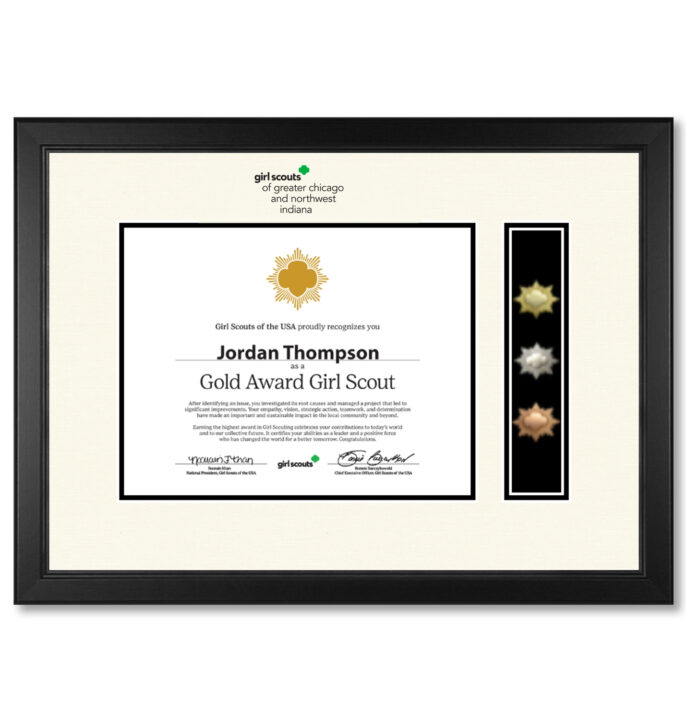 GCNWI Certificate & 3 Pin Frame