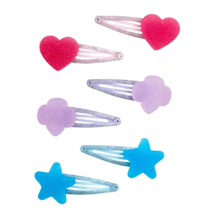 Trefoil HairClip 3 PK Set