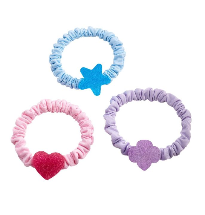 Trefoil Hair Scrunchie 3 PK