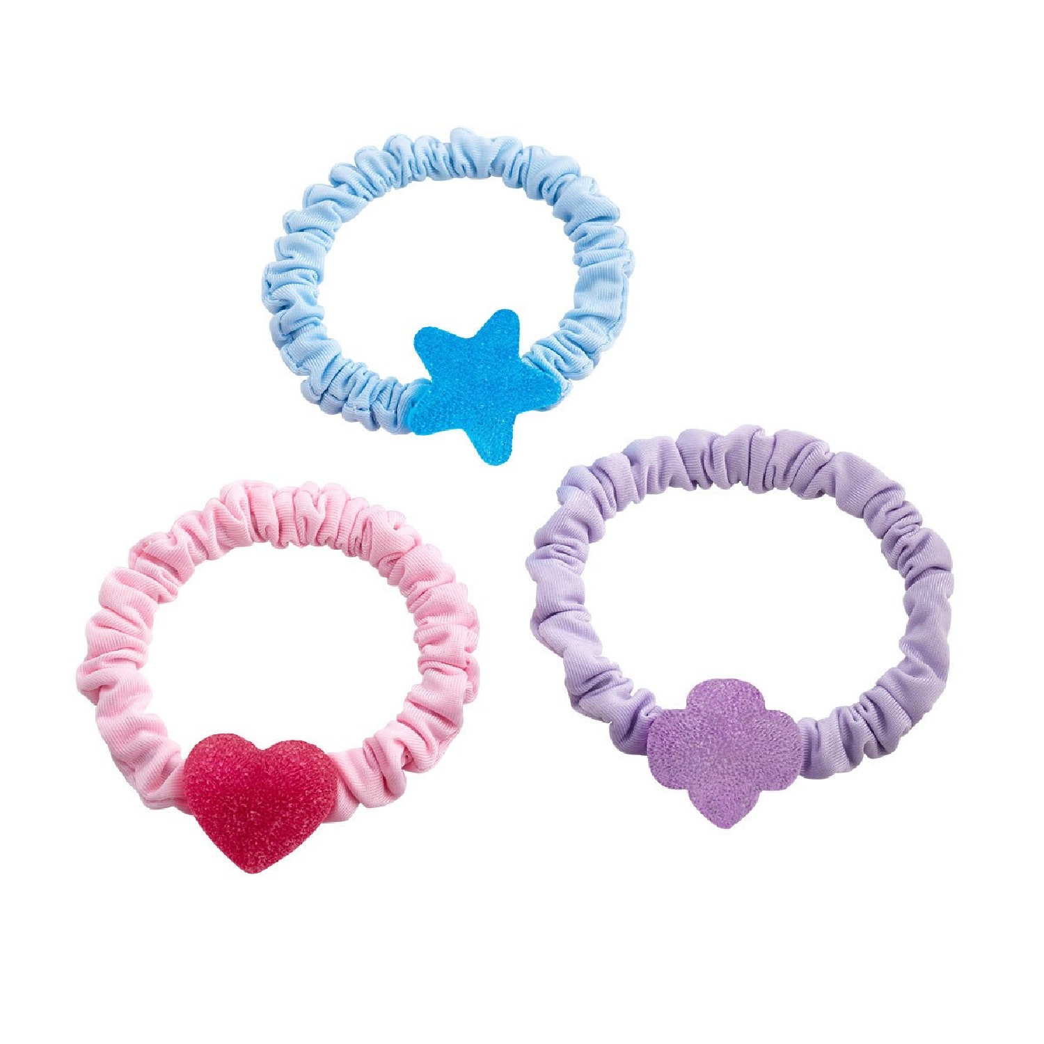 Trefoil Hair Scrunchie 3 PK
