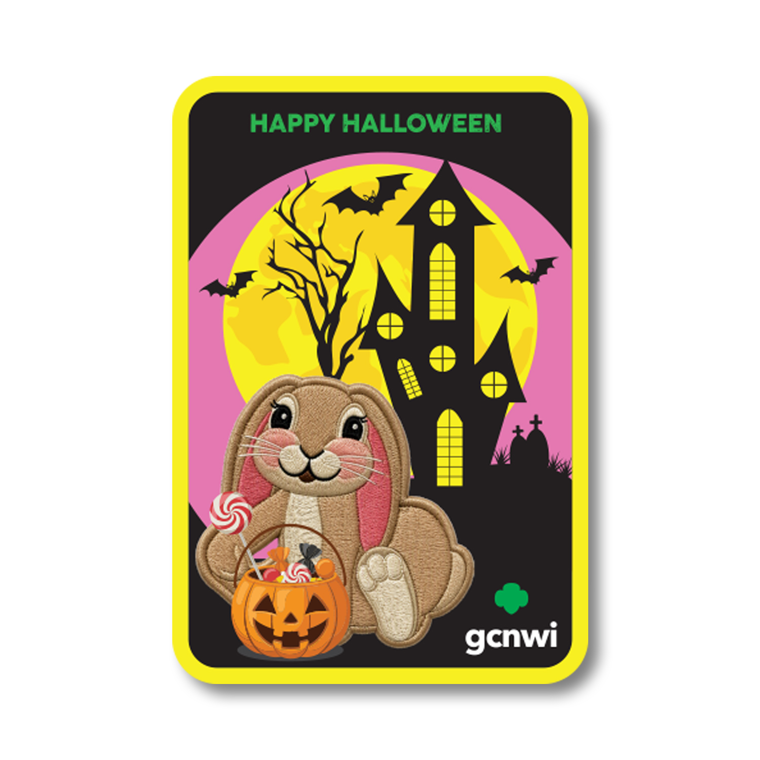 GCNWI Halloween Bunny Patch
