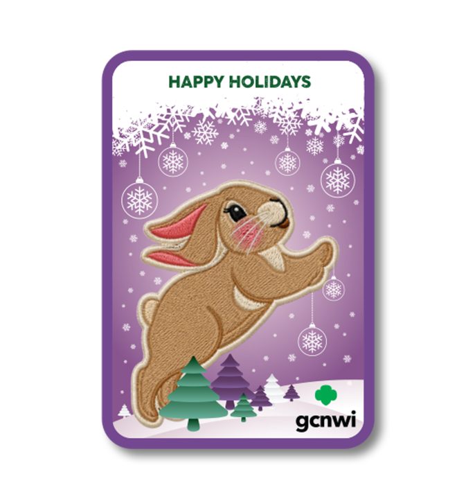 GCNWI Happy Holiday Bunny Patch