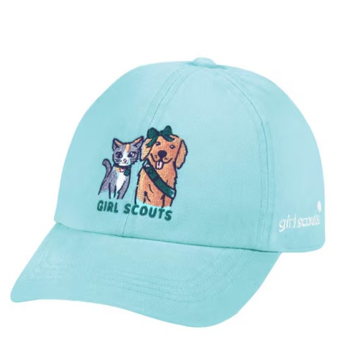 Puppy Kitty Blue Baseball Hat