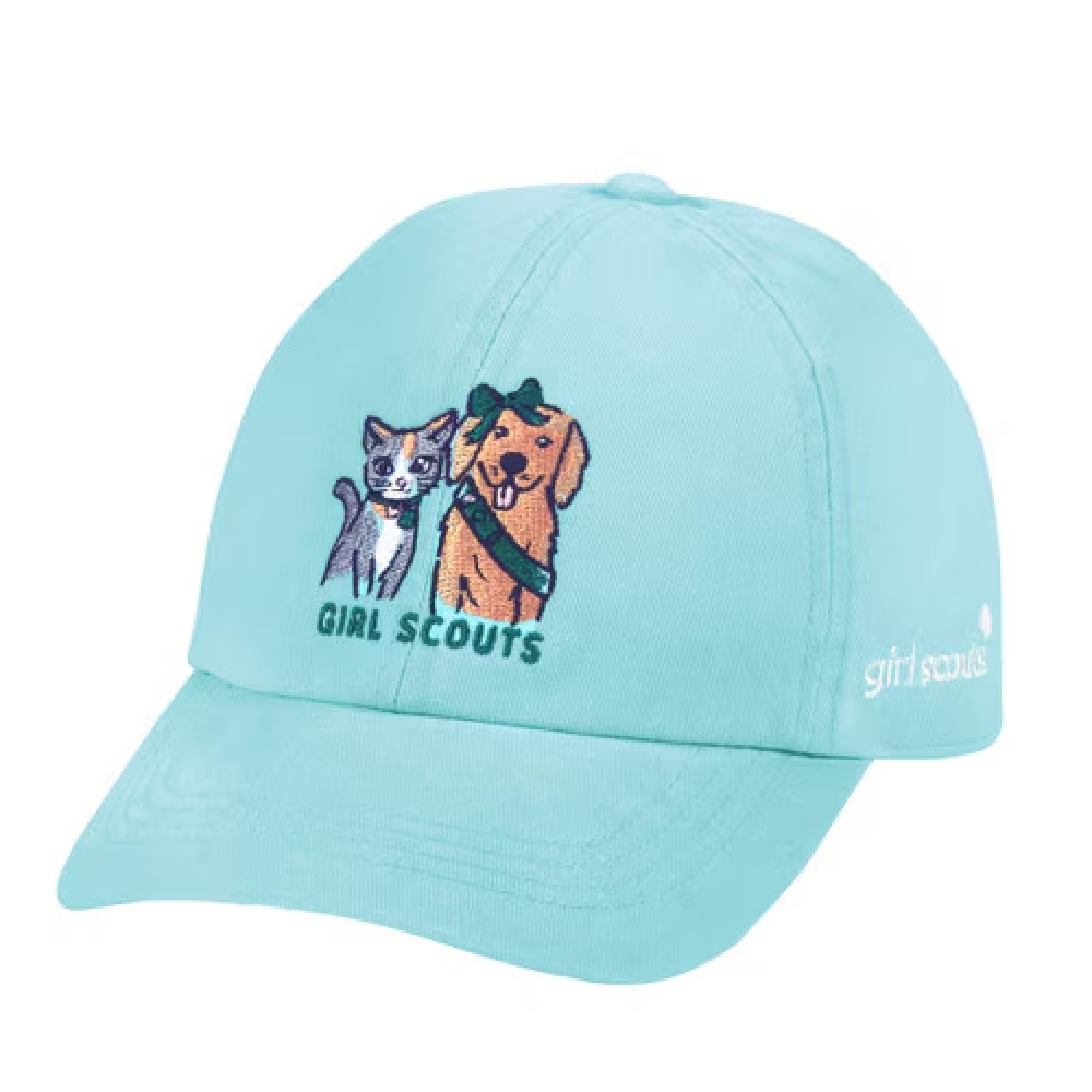 Puppy Kitty Blue Baseball Hat