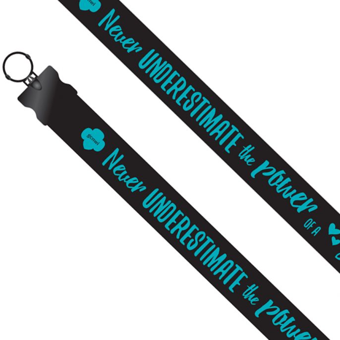 Never Underestimate Lanyard