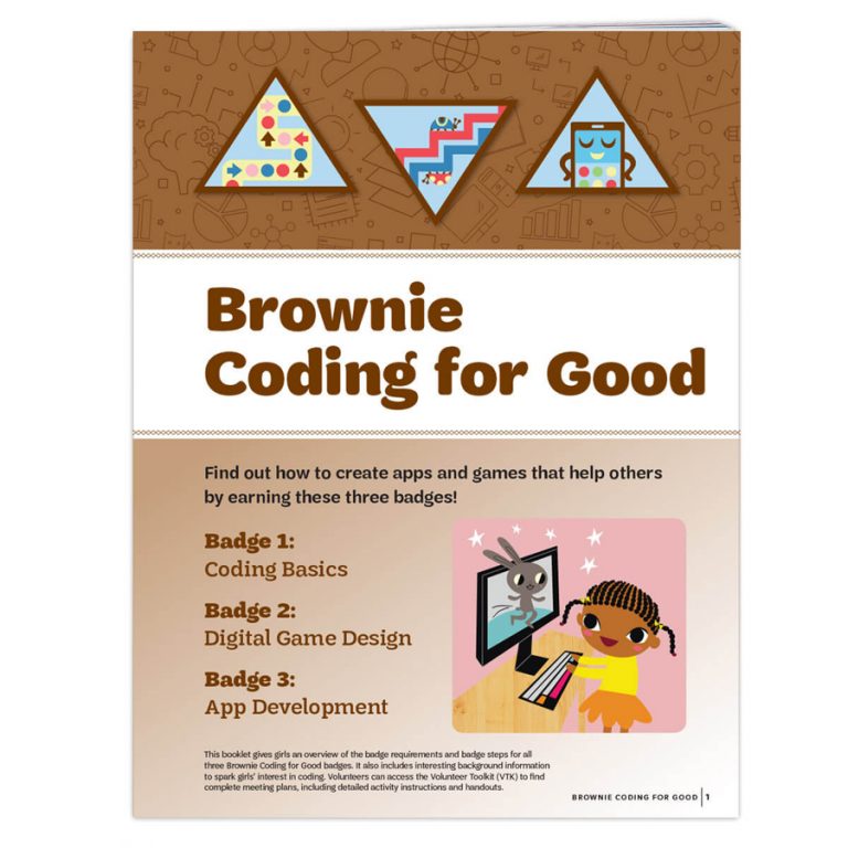 Girl Scouts Of Greater Chicago And Northwest Indiana Coding For Good Brownie Badge Requirement 8631