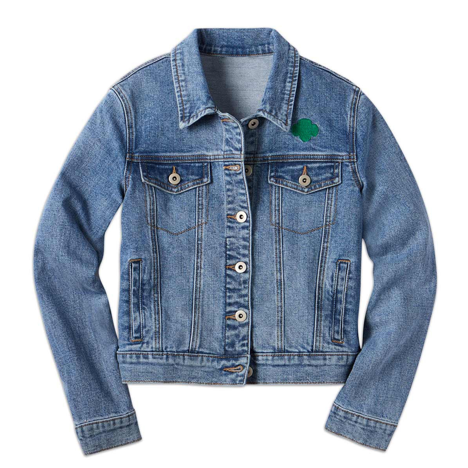 Girls Drop Shoulder Oversized Denim Jacket With Pockets from YMI – YMI JEANS