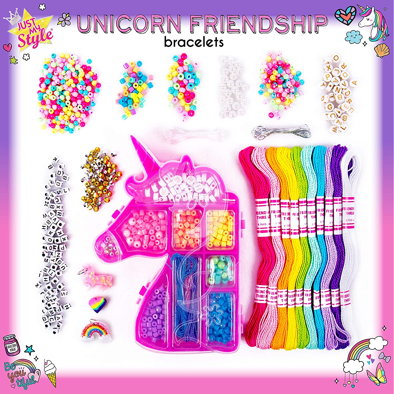 unicorn friendship bracelet