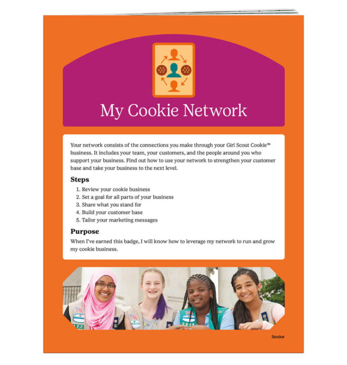 My Cookie Network Senior Badge Requirement