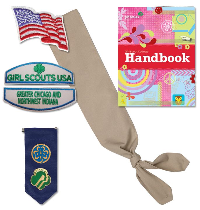 Deluxe Cadette Starter Kit W/Traditional Sash